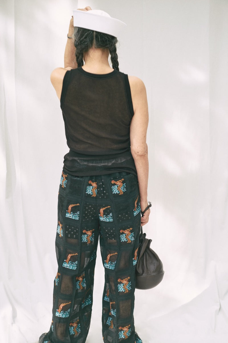 パンツ jonnlynx jonnlynx EMBROIDERY PANTS – tlalli-online-store