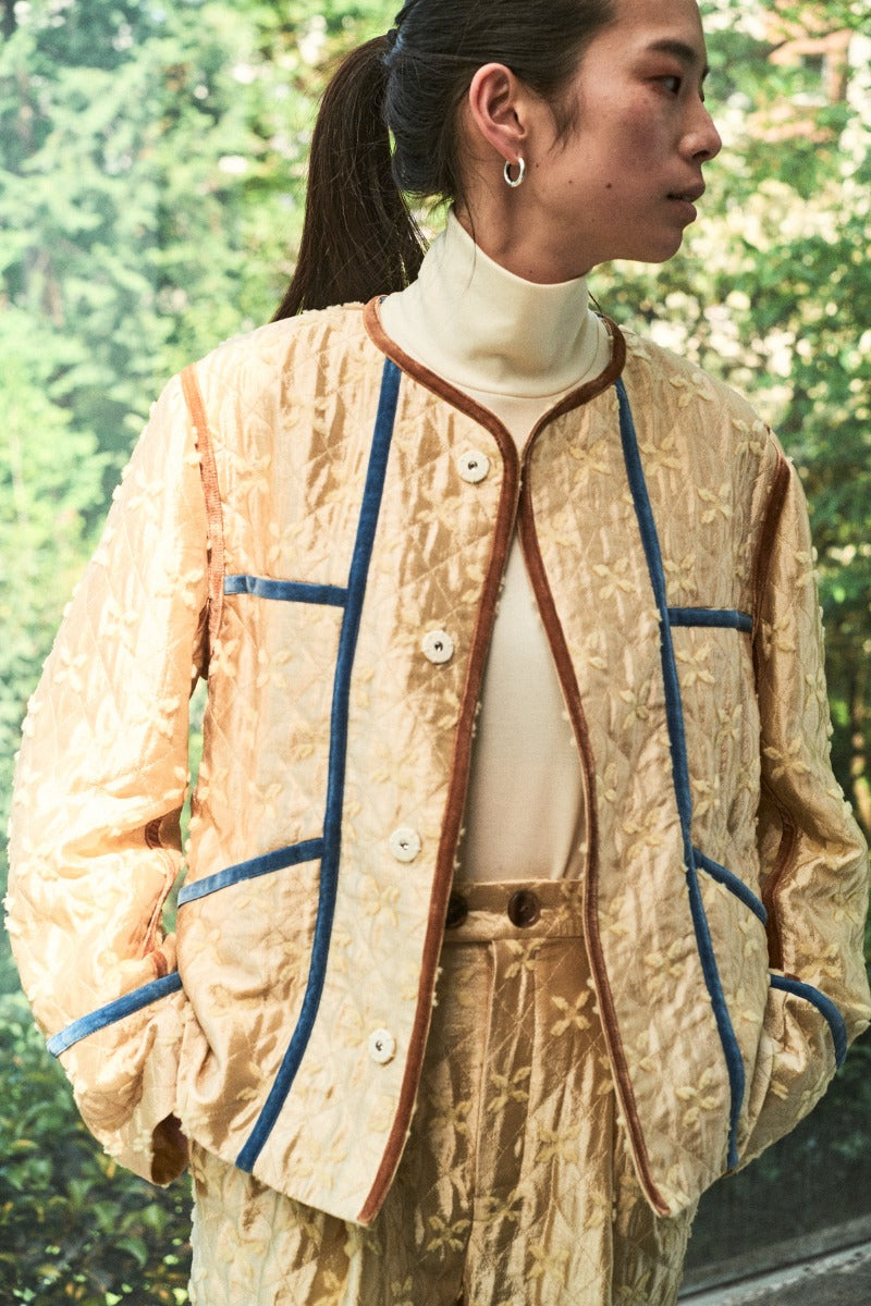 shiny jacquard jacket – jonnlynx offical store