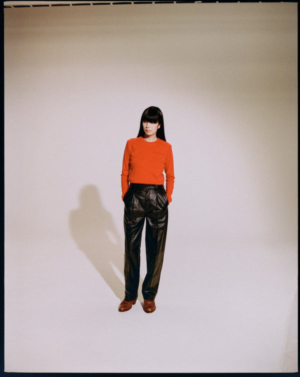 Sheepskin leather pants