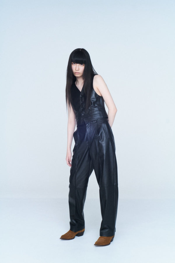 Sheepskin leather pants