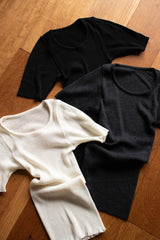 【COMING SOON】wool tereko tee