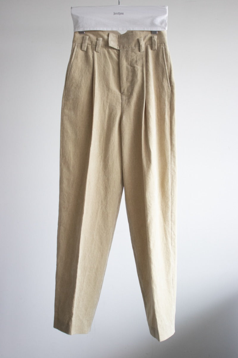 paper velvet pants