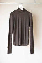 【COMING SOON】wool rib high neck tee