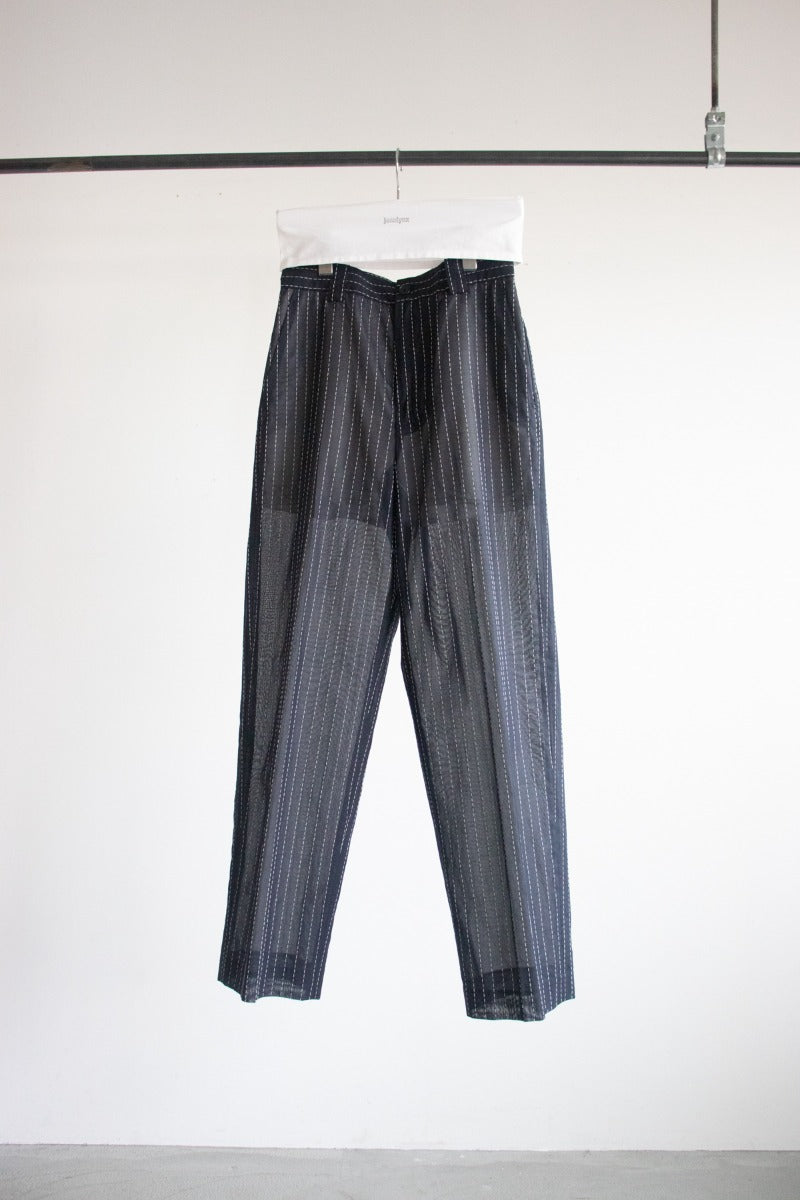 stripe voile pants