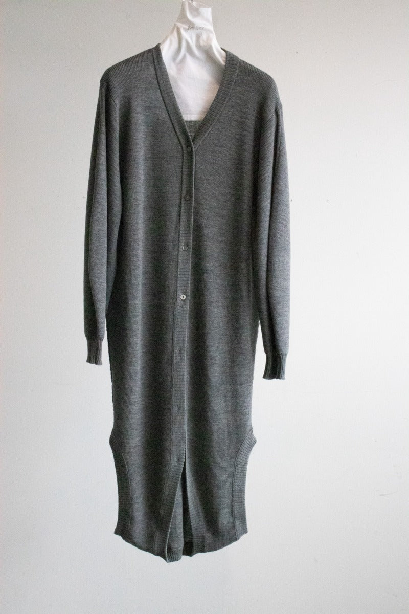 wool ｗ cardigan