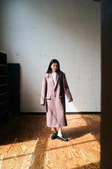 【COMING SOON】big herringbone coat