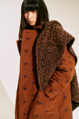 floating jacquard coat