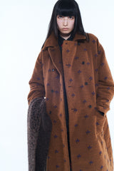 floating jacquard coat
