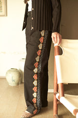 embroidery pants