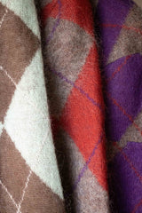 【COMING SOON】 lumpy sleeve argyle pullover