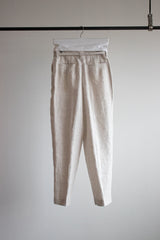 Cotton linen melange pants