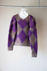【COMING SOON】 lumpy argyle pullover