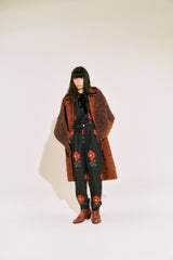 floating jacquard coat