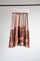 pile jacquard skirt