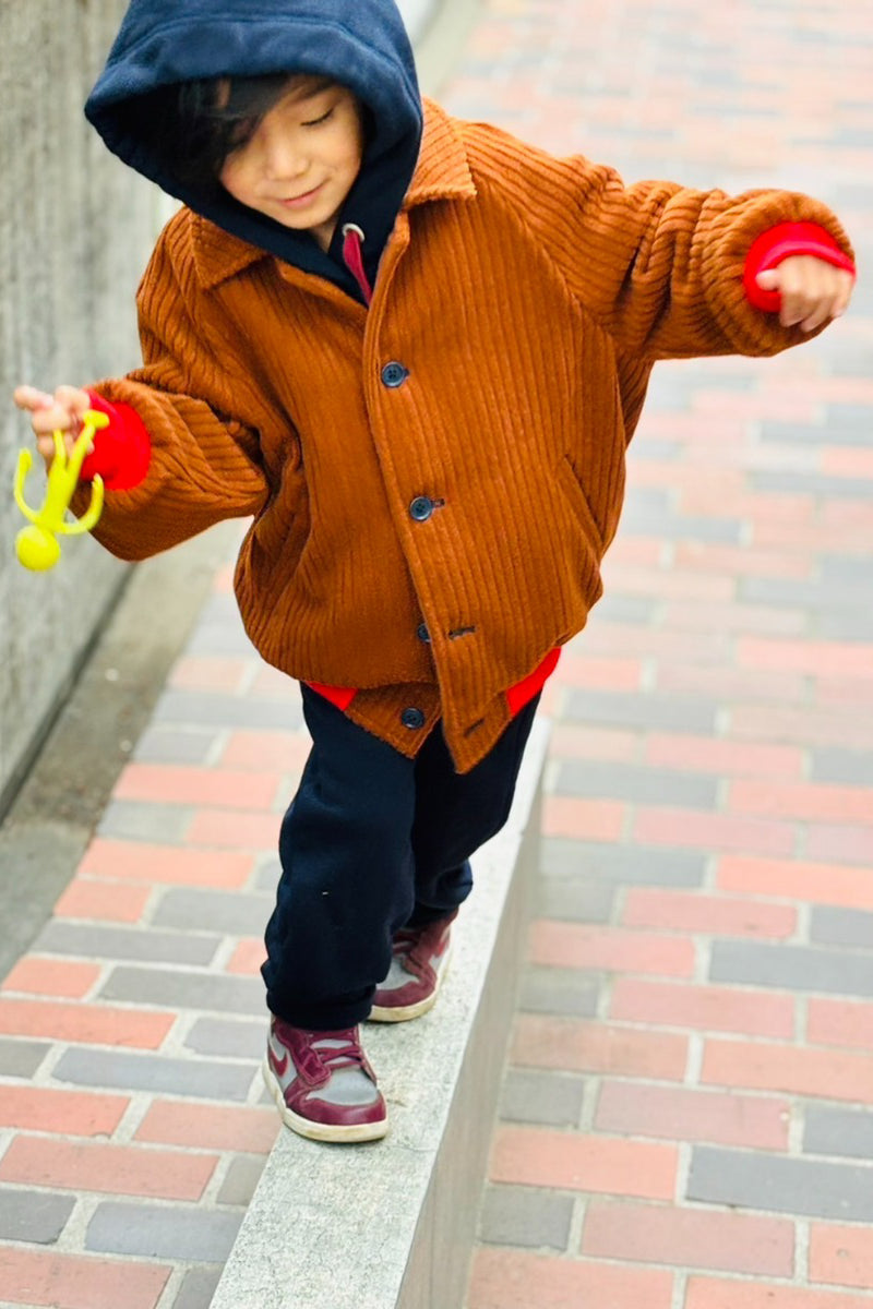 tiny corduroy blouson