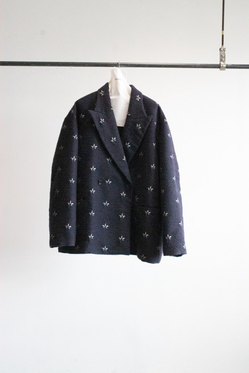 floating jacquard jacket