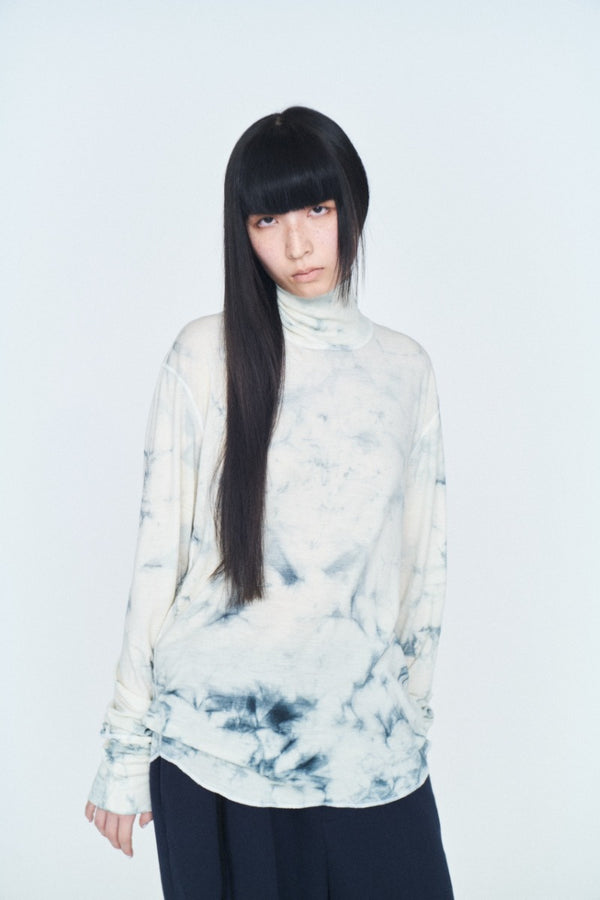 【COMING SOON】wool rib high neck tee