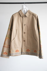 pine tree embroidery jacket