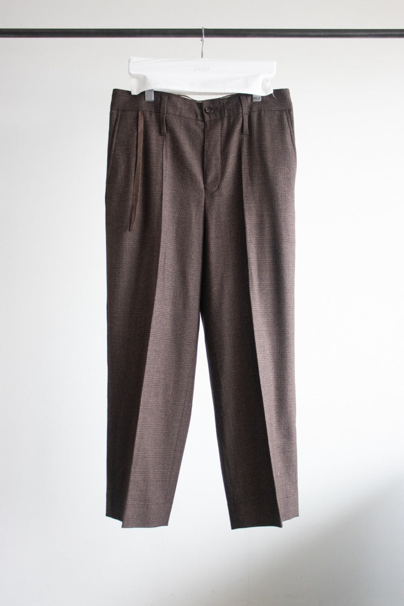 2way stretch wool wide pants